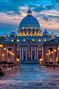St. Peter's Square, Basilica, Vatican City, Italy