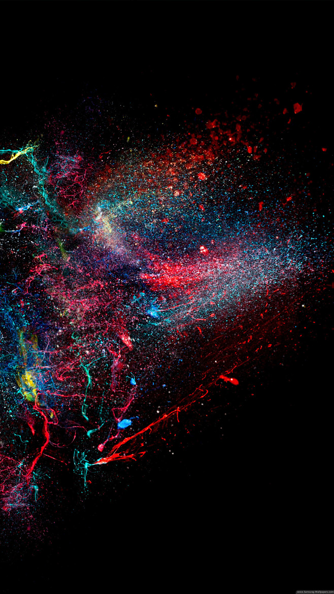 唯美彩色粒子背景素材闪亮光效光彩图片闪烁打散飞溅颗粒效果背景素材