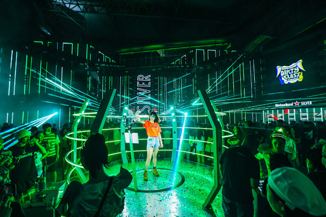 喜力啤酒在上海正式启动喜力星银s计划大型派对