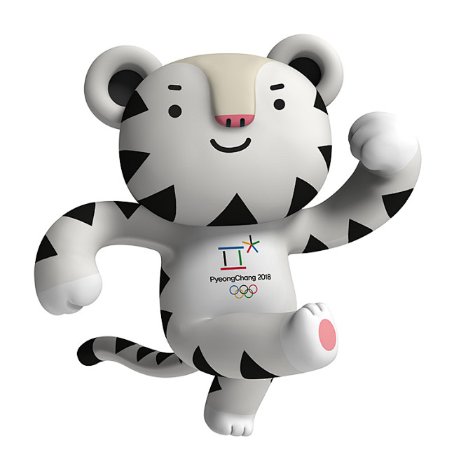 冬季奥运会吉祥物的画图片