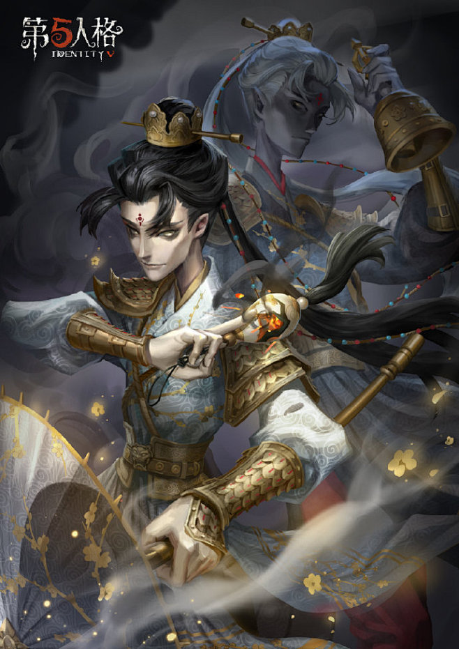 给第五人格画的宿伞之魂的春节金皮~(弱弱的吐槽一句,官方图忘记开光