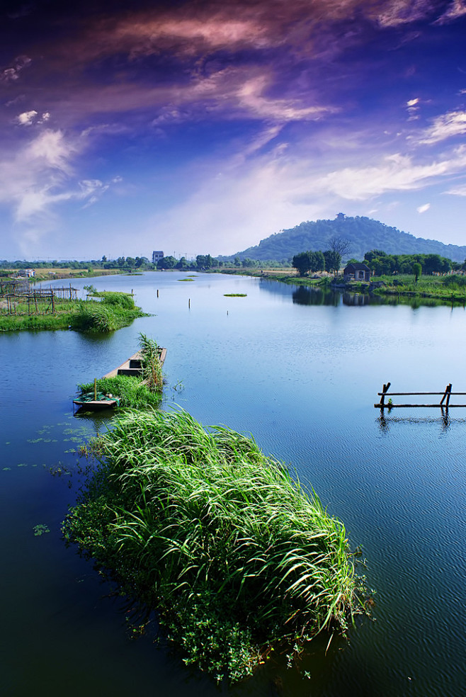 镜湖湿地公园图片