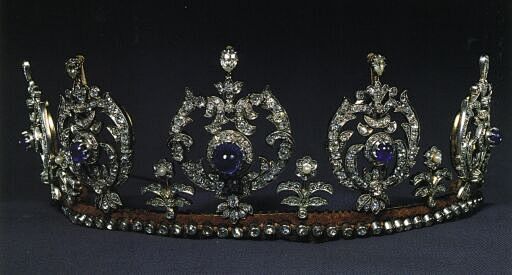 丹麦的伊丽莎白公主从她的祖父母克里斯蒂安国