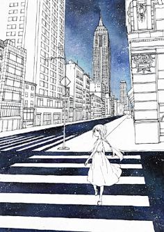 て双生糖衣°采集到插画/手绘
