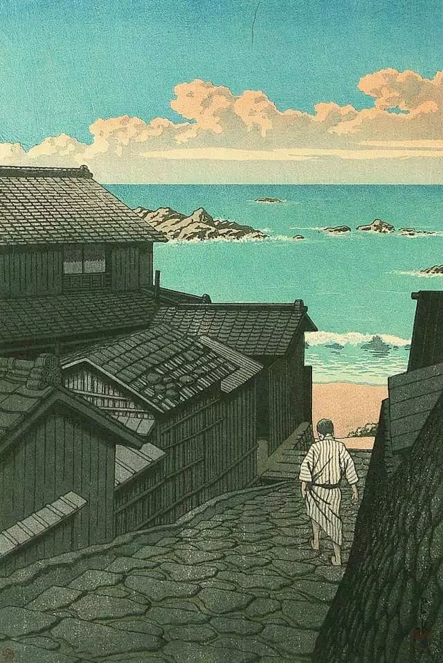 日本现代版画川濑巴水但愿食尽烟火容颜不变尝尽冷暖心不凉身处泥淖