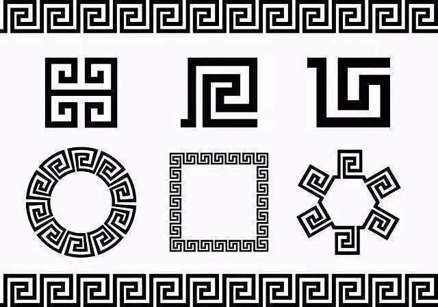 回字纹因其形状像汉字中的"回"字,所以称.