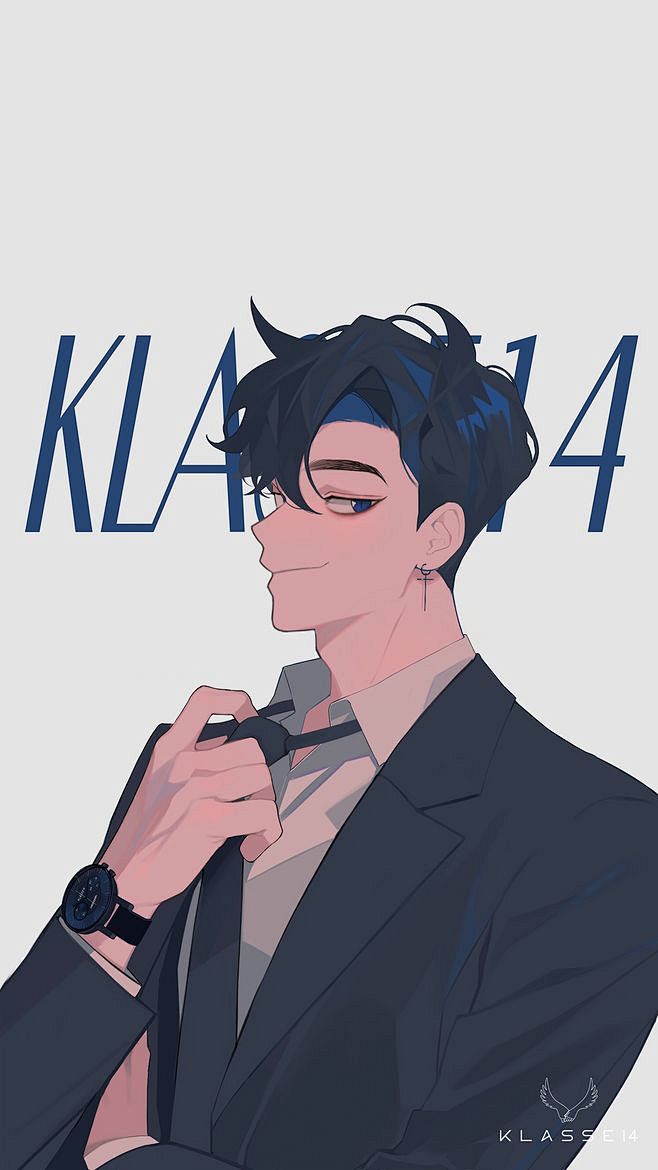 病娇男孩韩国人气画师inplick采集by亦柒yxn