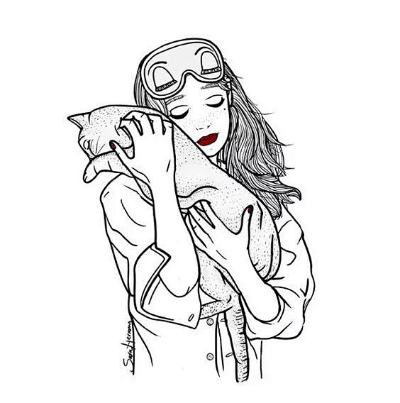 Tener un gato y dormir con antifaz no os convie