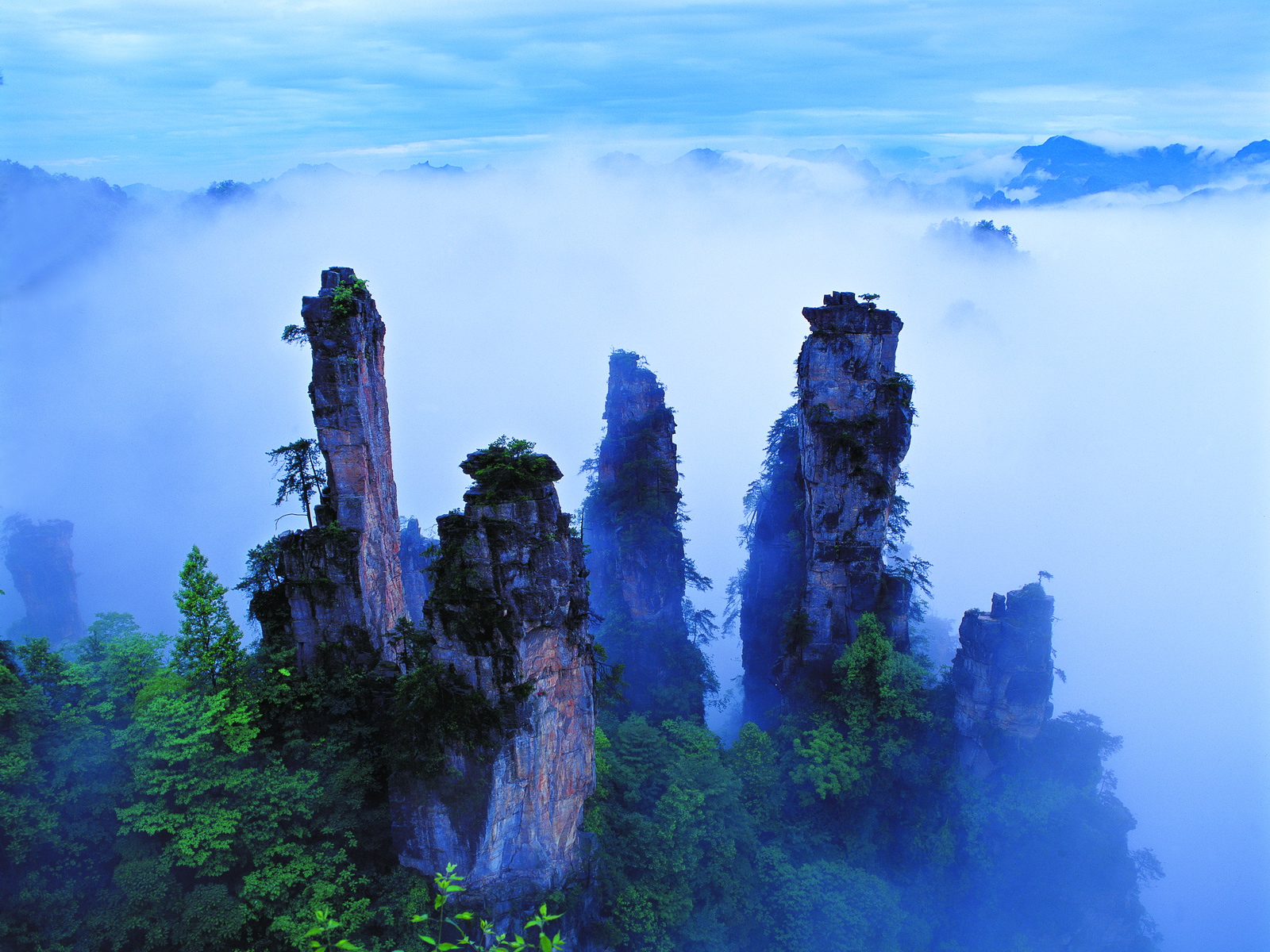 张家界摄影大赛获奖风光风景壁纸 壁纸15