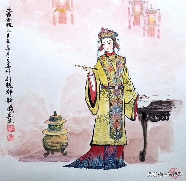 画家孙日华妙手丹青绘就金陵十二钗惟妙惟肖似从画中来画家孙日华妙手