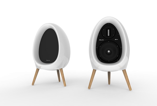 phantompev材料高聚物塑料造成型概念设计高端音箱工业设计产品设计