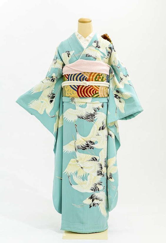 服饰素材和服素材参考可学习图中的配色花纹和形制还有50张高清日式