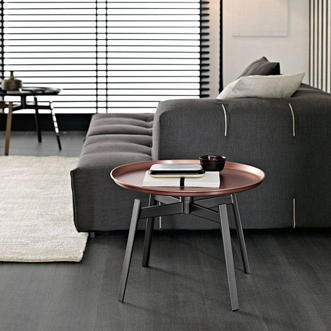 inasi金属角几现代沙发边几个性时尚客厅茶桌沙发边桌