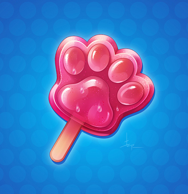 疯狂动物城爪爪冰棍图标