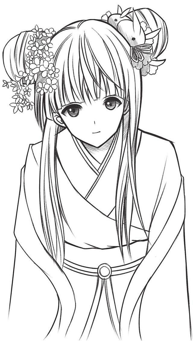 手绘-花瓣网|陪你做生活的设计师 | 「q版教程」动漫人物手绘线稿