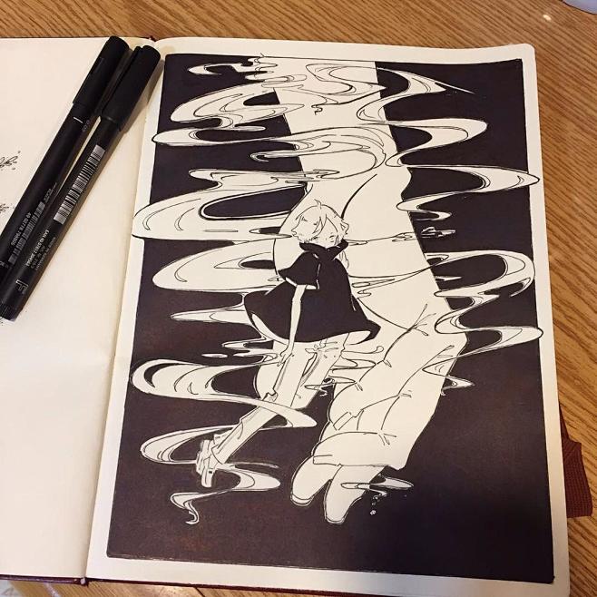 ikedda水彩插画集二