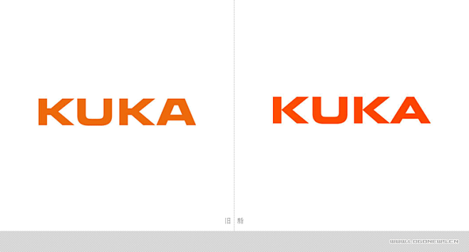 全球知名工业机器人制造商kuka微调logo