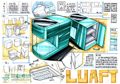 工业设计手绘 工业设计考研手绘 快题手绘