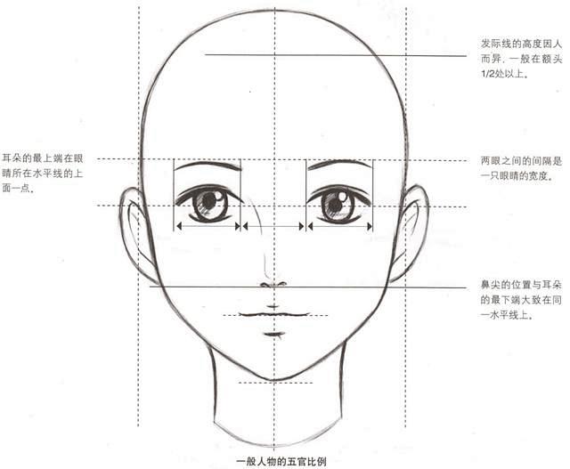 繪畫漫畫角色基礎教學五官的畫法眉毛眼睛篇今日頭條