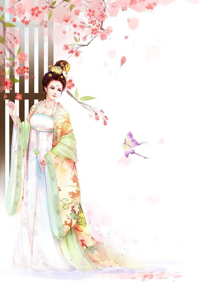 古风手绘美人