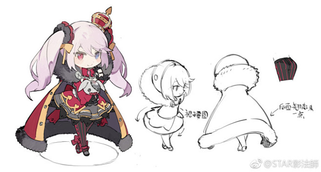 机动战队教皇q版手办设计图这一身装备成本一定很惊人敬请期待胖虎