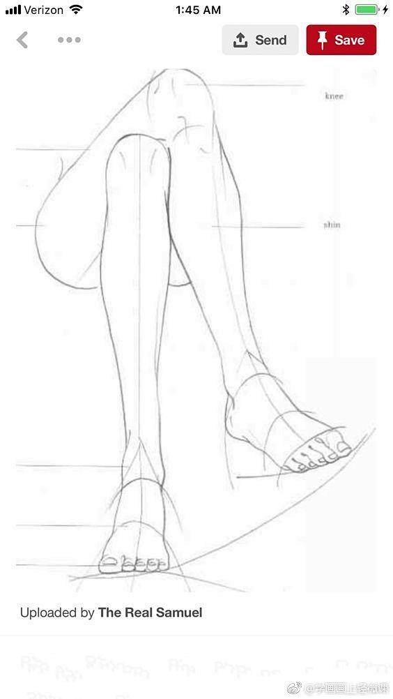 动漫人物腿的画法参考轻微课魔鬼特训班最系统在线绘画网课还能花呗