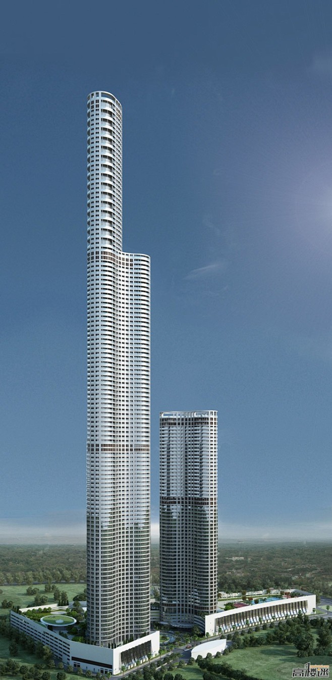 孟买worldone公寓大楼442米117层在建300米级及以上高楼迷论坛