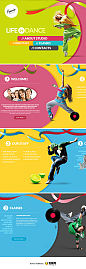 舞蹈工作室网页设计漂亮的配色_配色网页截屏_黄蜂网