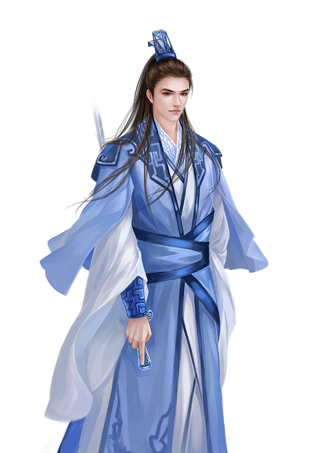 二次元古风持剑美男图分享，各种持剑姿势帅到没朋友