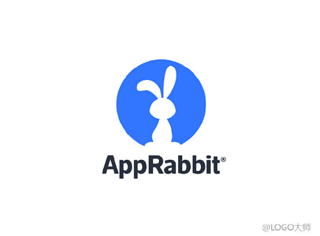 中秋节到了送大家一组兔子元素的logo设计欣赏logo精选676767