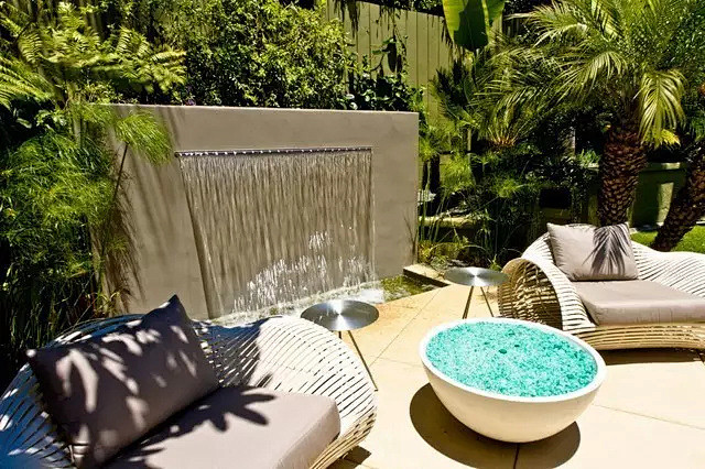 100款现代格调的水景庭院里的细水长流繁华过尽x0a归于平静x0a在溪水