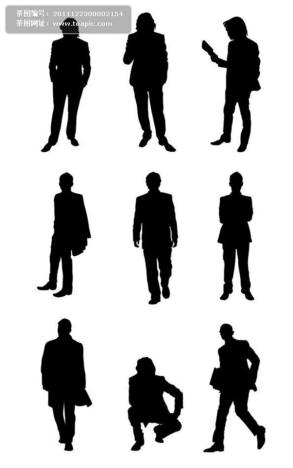 人物剪影