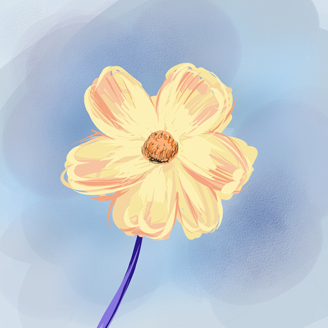 不二糖的插画小花