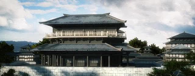 秦国宫殿复原图图片
