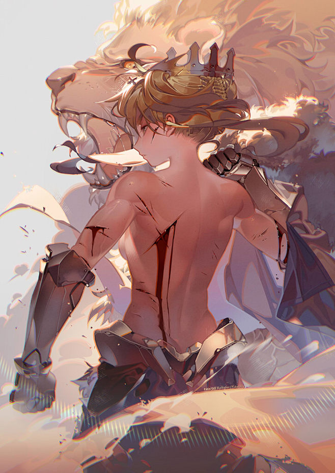 fgo狮子王河cy的插画pixivfategrandorder第六特异点神圣円卓领域キャ