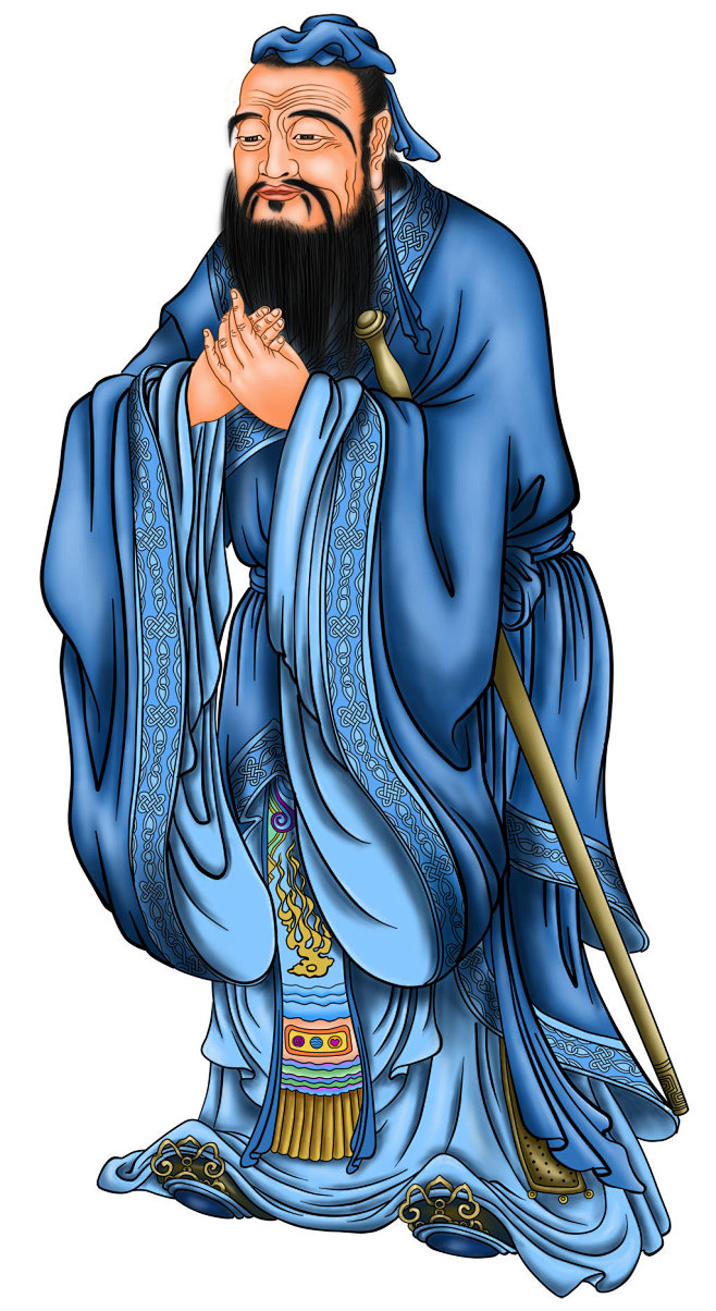 人物画像孔子
