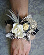 Wedding Wrist Corsage Vintage Inspired by EmilyKBotanicStudio