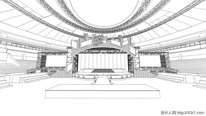 lee_炫酷舞美设计来自美女_舞美设计_作品详情_舞台设计方案-设计人