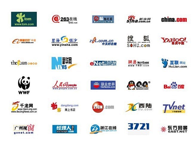 知名媒体网站logo集合logo素材logo标志金融logo企业logo电商logo网站