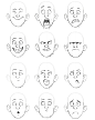 人物设定男孩表情包 欧美绘本插画搞怪
FACES by PeteSlatterySome practice with expressions. Some of 'em based on shapes I tried to contort my own face into!

#Faces #Expressions #Drawing #art #CharacterDesign #ArtistsOnInstagram