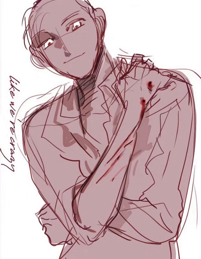 病娇人物主题的画风参考