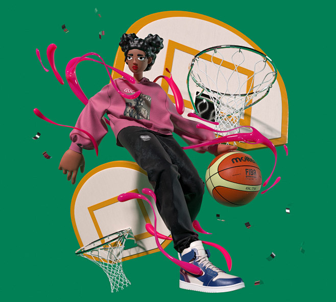 3dadobeillustratorclothingcolorgirlillustrationillustrati