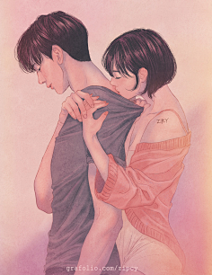 插画zipcy恋人