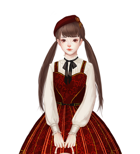 21:30:43红裙萝莉插画-人物篇nicococo-le该采集也在以下画板加载更多