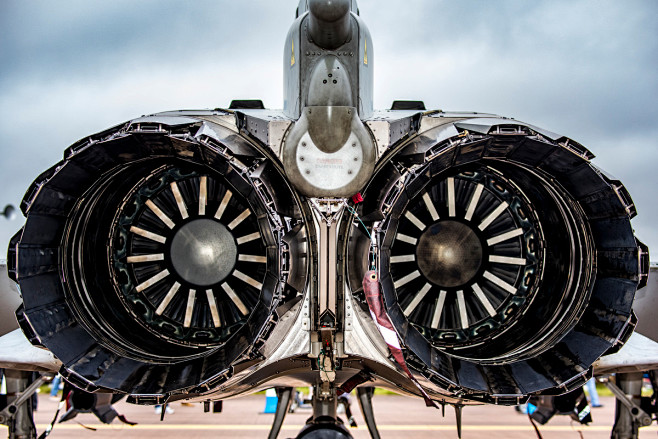 台风战斗机ej200发动机细节特写航空新视野图虫网优质摄影师交流社区