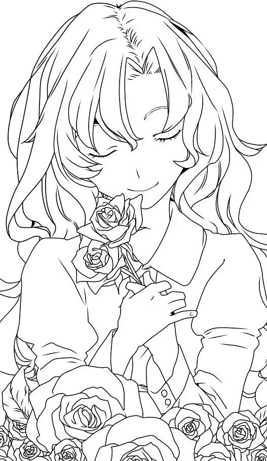 运动困难户从飘扬的扬转采于2021-08-04 12:23:05黑白线稿素材黑白