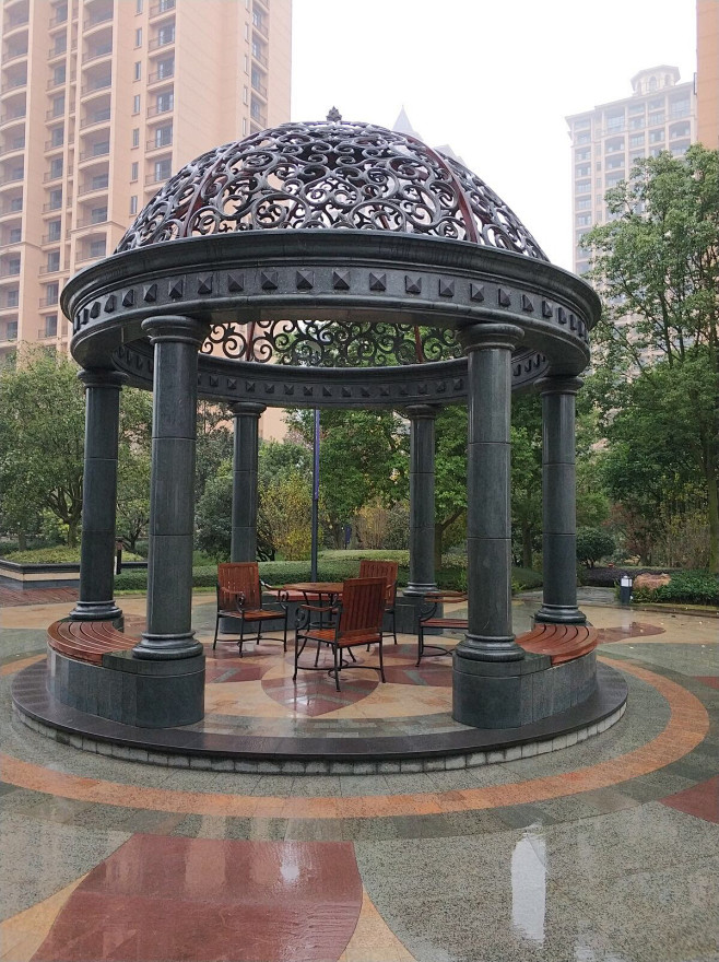 铁艺圆亭