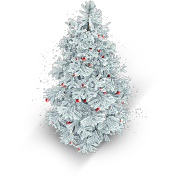 白雪覆盖的圣诞树图标iconpng Com Web Ui 素材