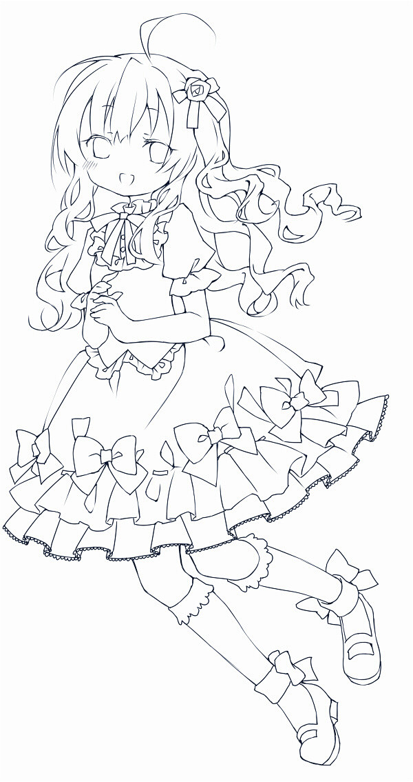 线稿全身漫画卡通人物绘画平面灵感素材