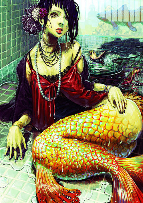 美人鱼女王 花瓣网